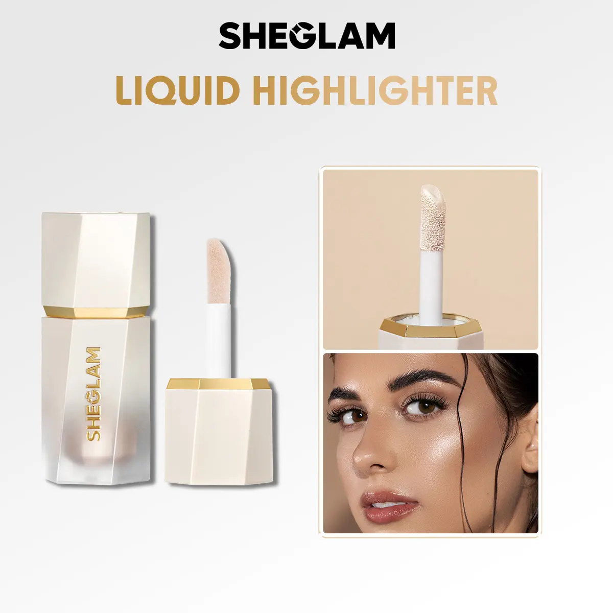 SHEGLAM Glow Bloom Liquid Highlighter-Vanilla Frost Cosmetic Makeup-Effortlessbeauty- Coachella-#Summervibes