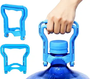 2PCS 5 Gallon Water Bottle Handles – Ergonomic Heavy-Duty Non-Slip Carrier Lifter for Easy Transport, Single or Dual Person Lift Design" Drinkware Metal Plastic Steel Sturdy Set