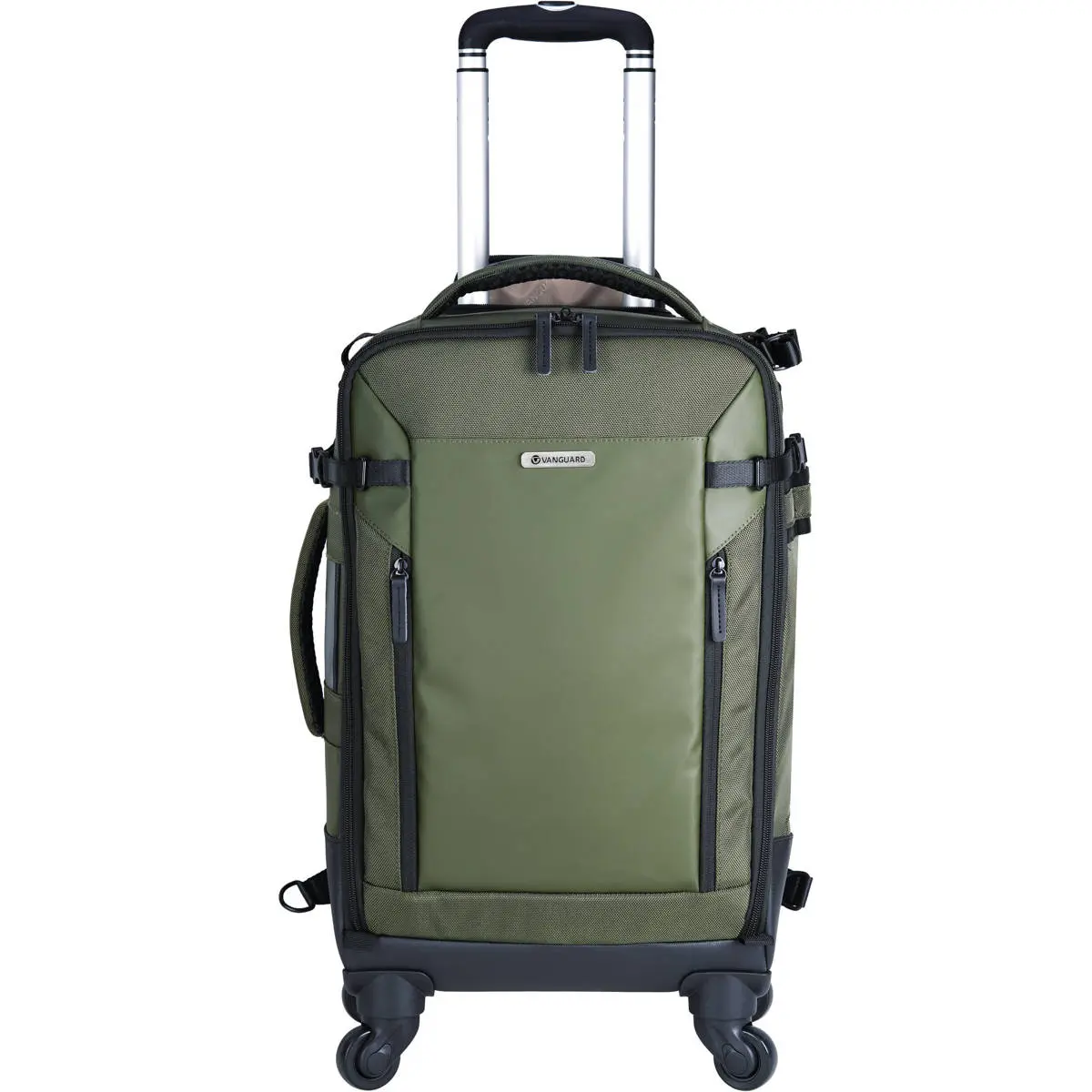 Vanguard VEO Select 58T Camera Trolley Backpack - Green, Rain Cover, Gear Storage for Cameras, Flash Units, Memory Cards, Accessories, Laptop/Tablet Compartment