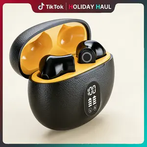 TWS Bluetooth Earbuds with Call Noise Reduction | Hi-Fi Sound & Audio Sensing, Secure Comfort Fit for Daily/Workout Holiday Gift for Men & Women