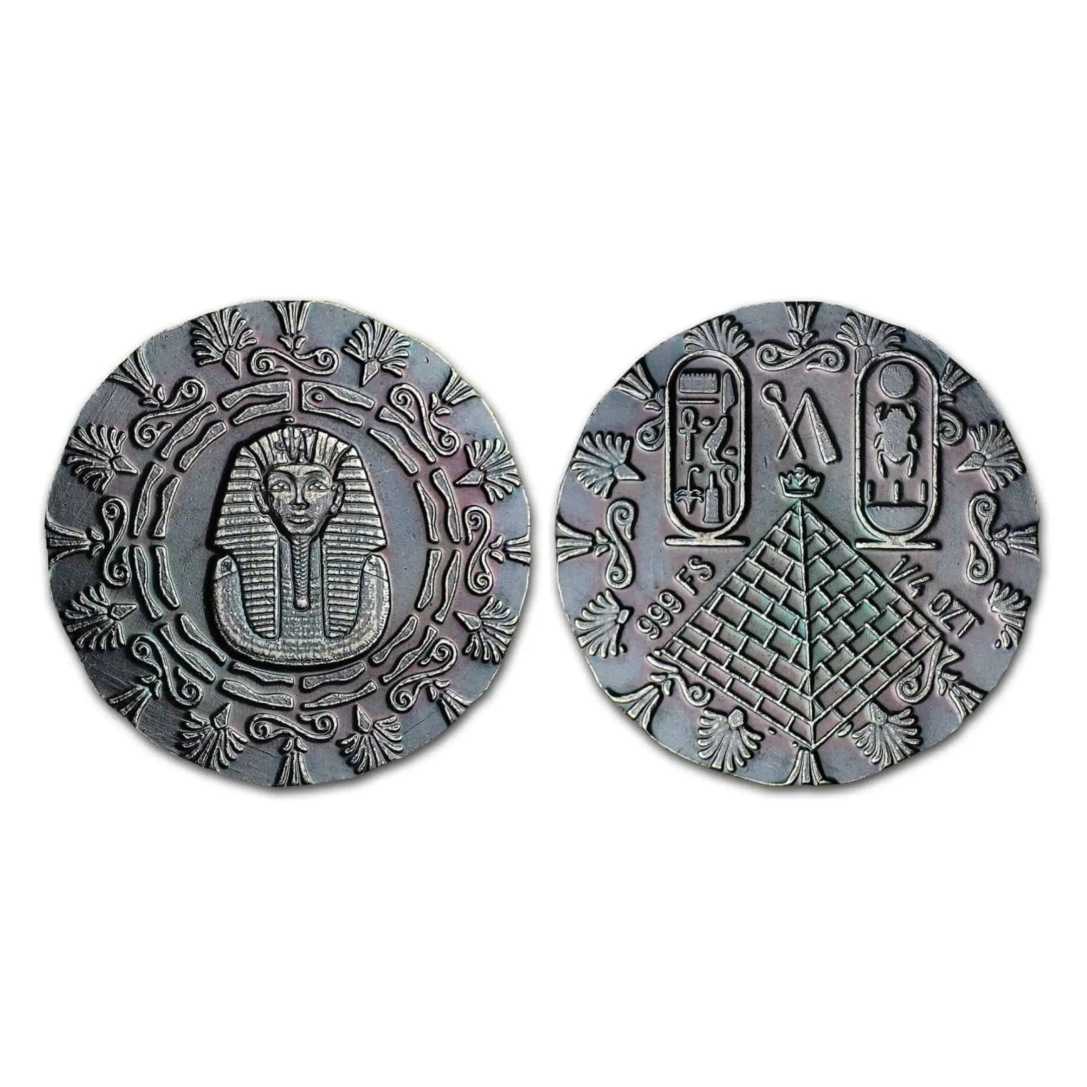 Egyptain King Tut 1/4 Oz Round