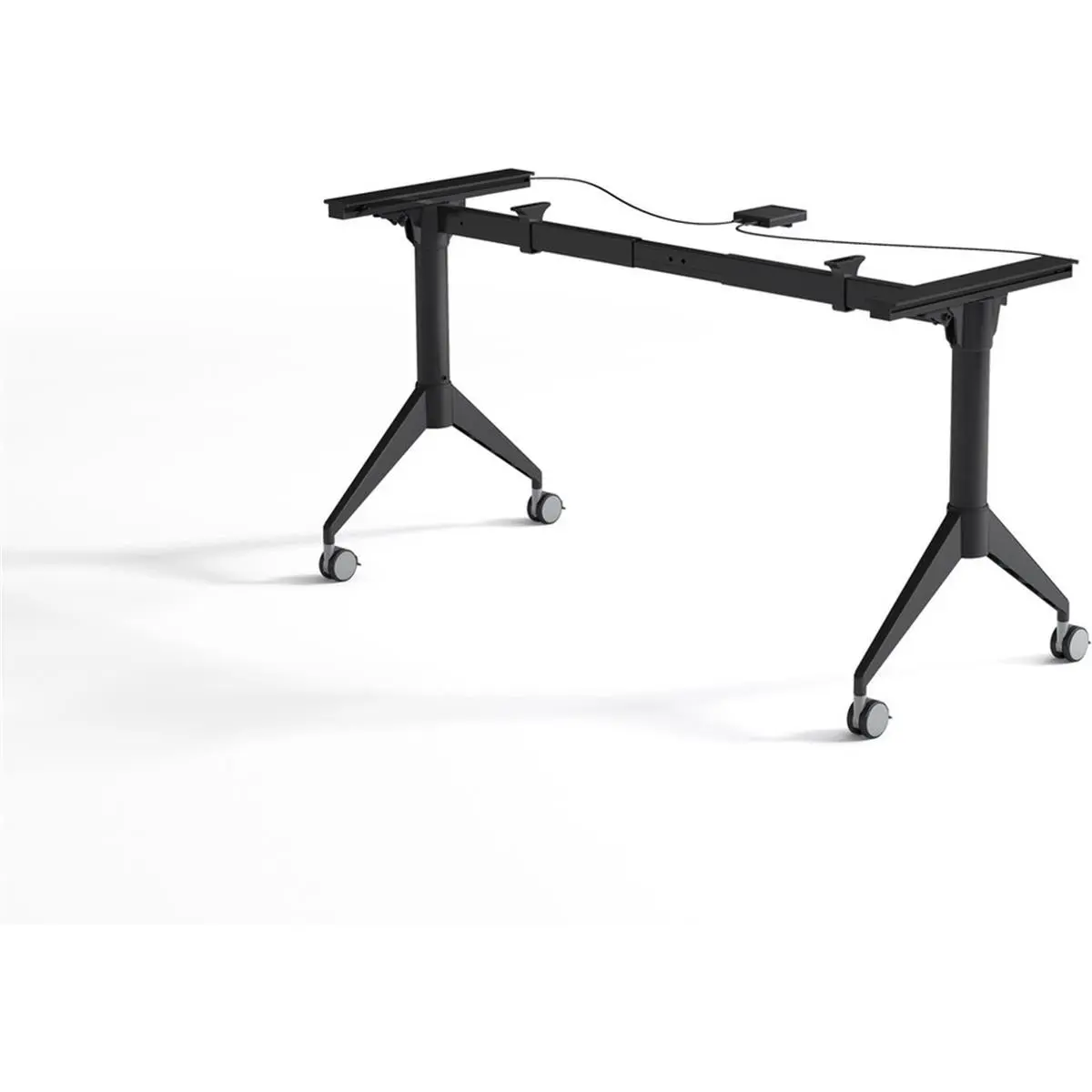 Lorell LLR60738 Training Table Base, Black