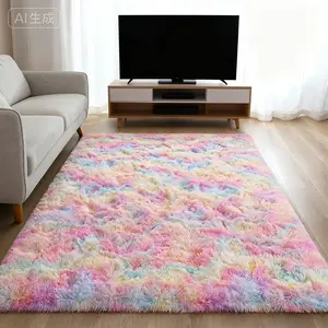 Rainbow Soft Kids Area Rug , Indoor Decor Carpet for Playroom, Boys & Girls Bedroom | Living Room, Office & Kitchen | Holiday Gift & Home Decor
