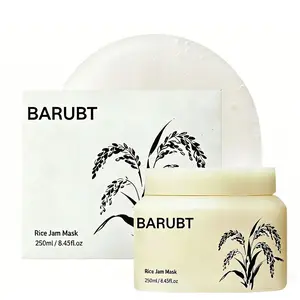 Rice Jam Mask |Rice exfoliator Brightening & Hydrating Wash-Off Face & Body Mask | Gentle Exfoliating, Glow & Smooth Skin Care Lightweight Moisturizing Radiant Sensitive Skin(8.45fl.oz)