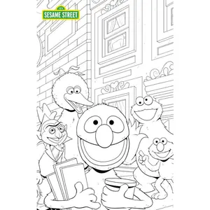 Sesame Street #1 (Coloring Book Cover)