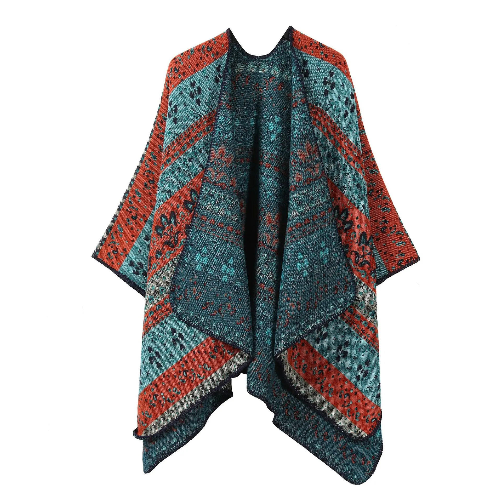 Lake blue mixed with orange