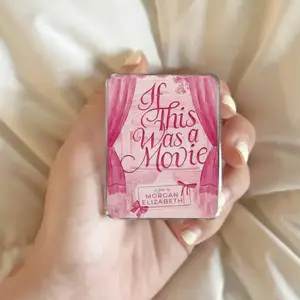 Romance Reader Quote MagSafe Phone Grip - “If This Was a Movie” Aesthetic Magnetic Pop Socket Stand - BookTok Girly Gift