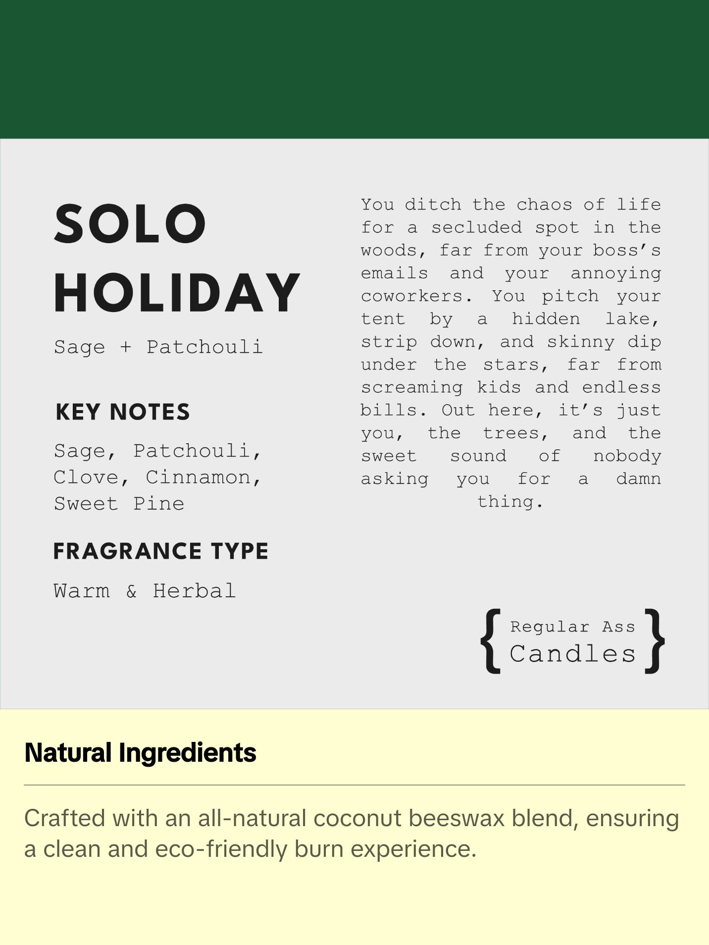 LOST & FOUND Sage, Patchouli, Cypress Candle