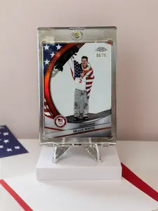 Topps 2026 Topps Chrome Shaun White American Flag Olympics /76 Limited Edition Collectible Card for Olympic Memorabilia Enthusiasts