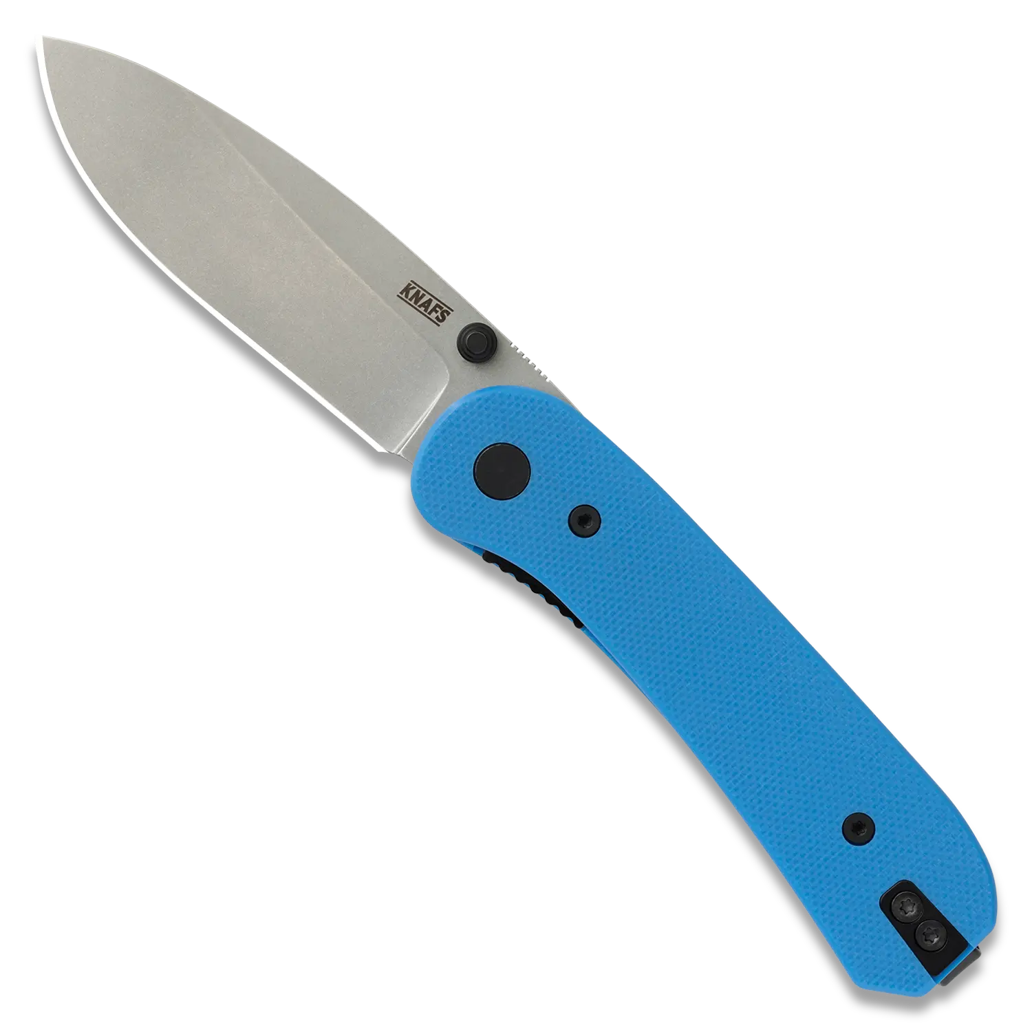 Lander 1 Pocket Knife - Blue G10 - D2