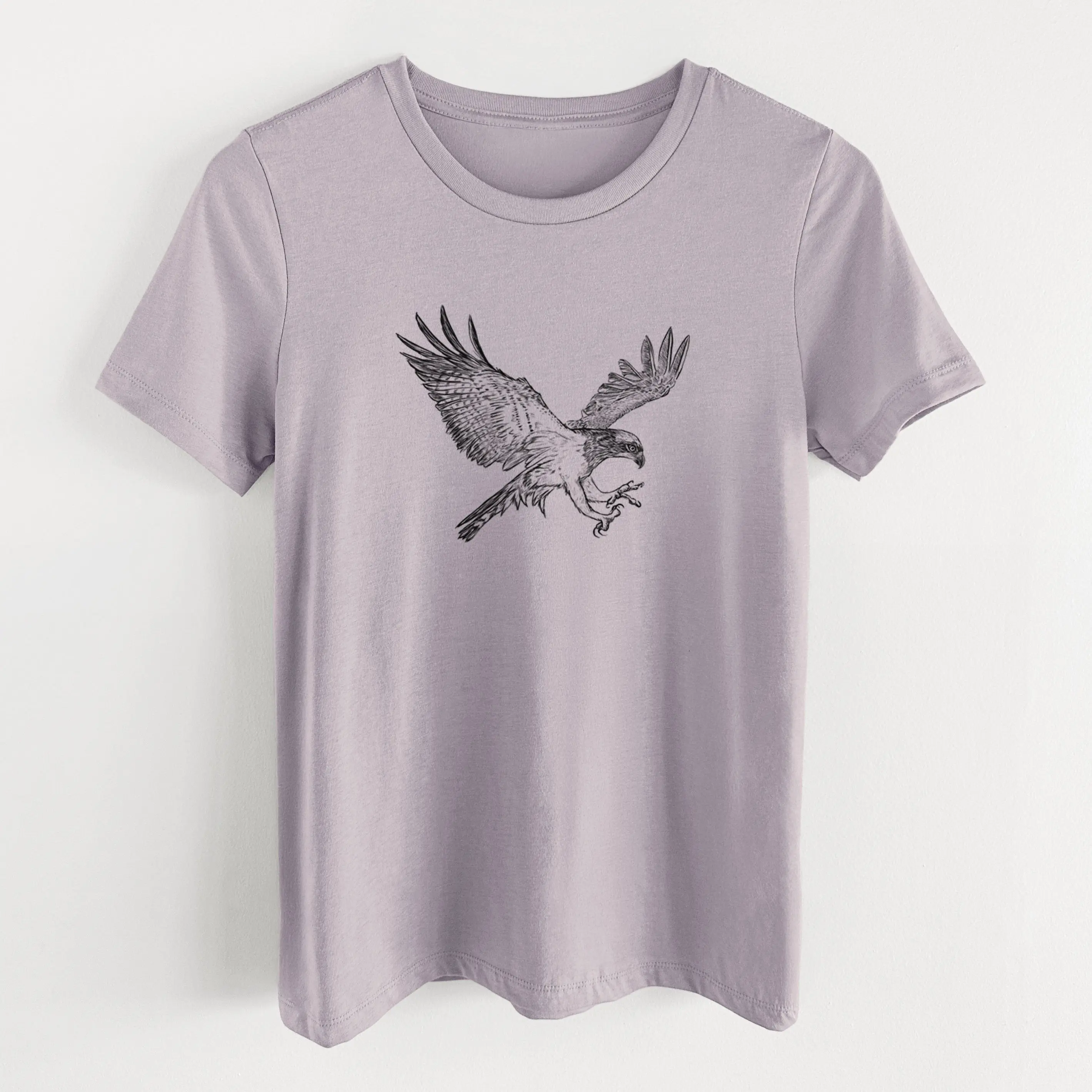 Osprey - Pandion haliaetus - Women's Lightweight Relaxed Fit 100% Cotton Crewneck