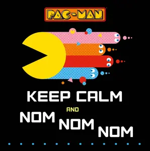 USED-Pac-Man: Keep Calm and Nom Nom Nom by Dey, Sia (Hardcover)