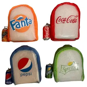 Soda Pop Keychain wallet with hidden compartment keychains of