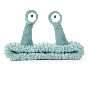 Face Wash Headband, Palm and Snail Spa Hair Bands Makeup Headbands Women.