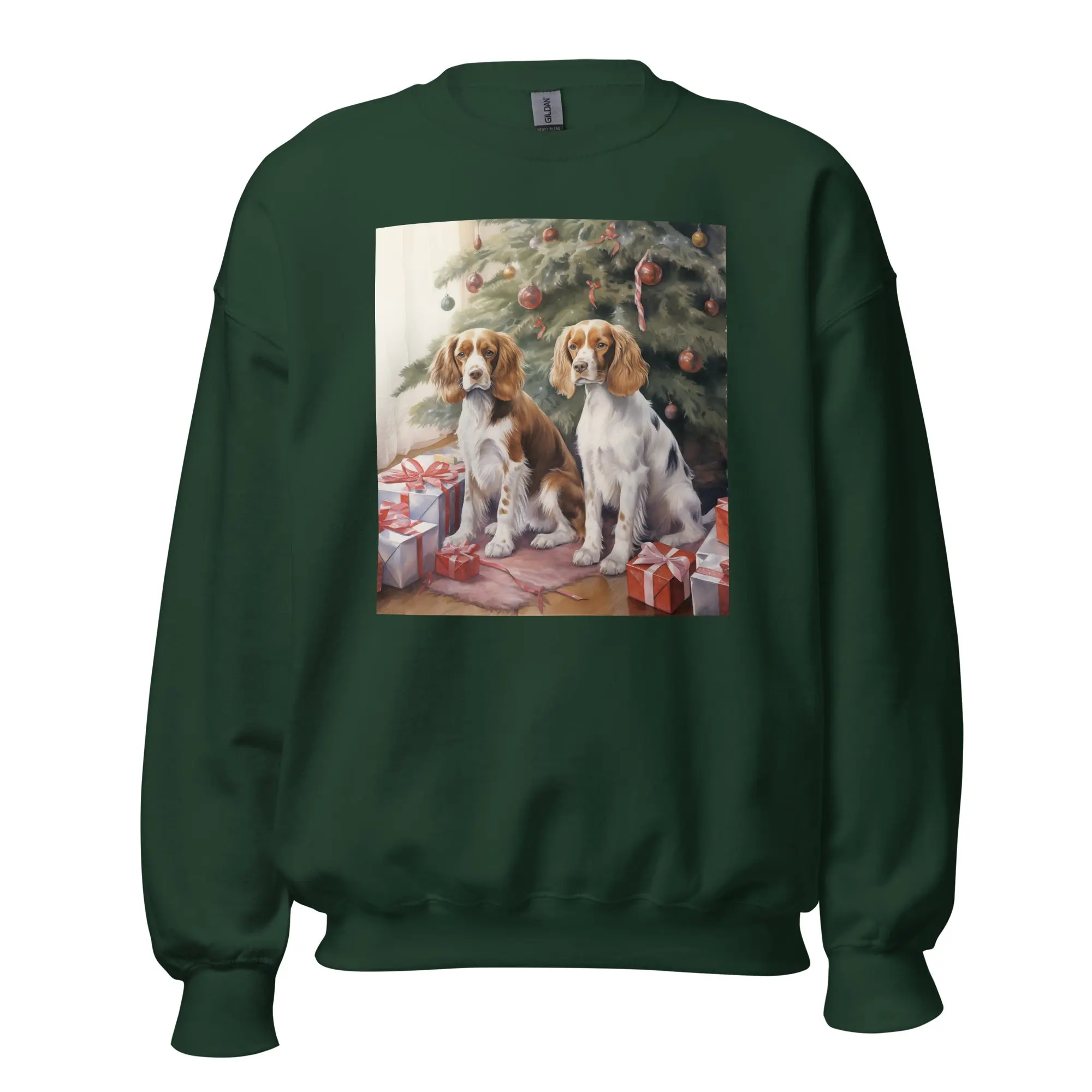 Brittany Spaniel Christmas Sweatshirt