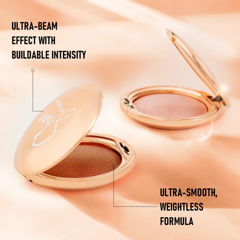 PHOFAY Shimmer Face Highlighter Makeup Powder, Gel to Powder Glow Finish, Long Lasting Luminous Face Body Highlighter, holiday bundle packs