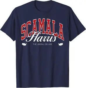 Scamala Harris Liberal Dei Hire VINTAGE TEE Unisex T-Shirt Hoodie Sweatshirt Tank Top
