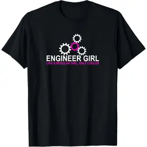 180g[100%cotton]Engineer Girl Engineering Girls Mint Engineer Gift T-Shirt