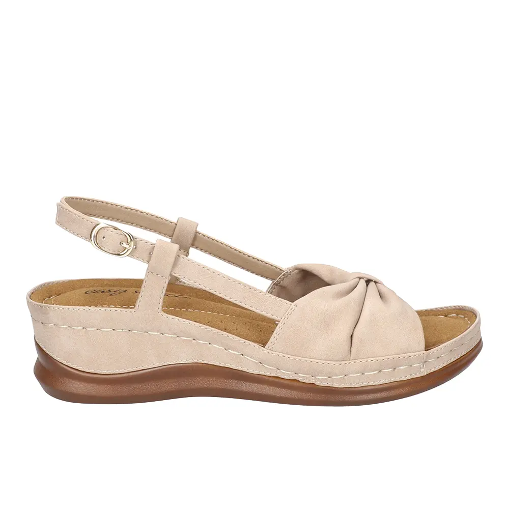 Easy Street Womens Jupiter Slingback Casual Sandals Casual Low Heel 1-2" - Beige Easy Street Womens Jupiter Slingback Casual Sandals Casual Low Heel 1-2" - Beige
