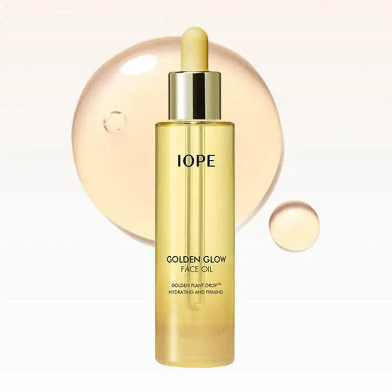 IOPE Golden Glow Face Oil 40ml - Moisturizing, Nourishing, Tightening Serums for Radiant Skin - Skincare, Moisture