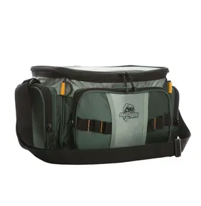 Okeechobee Fats Soft-Sided Fishing Tackle Bag with 2 Medium Lure Boxes, Polyester