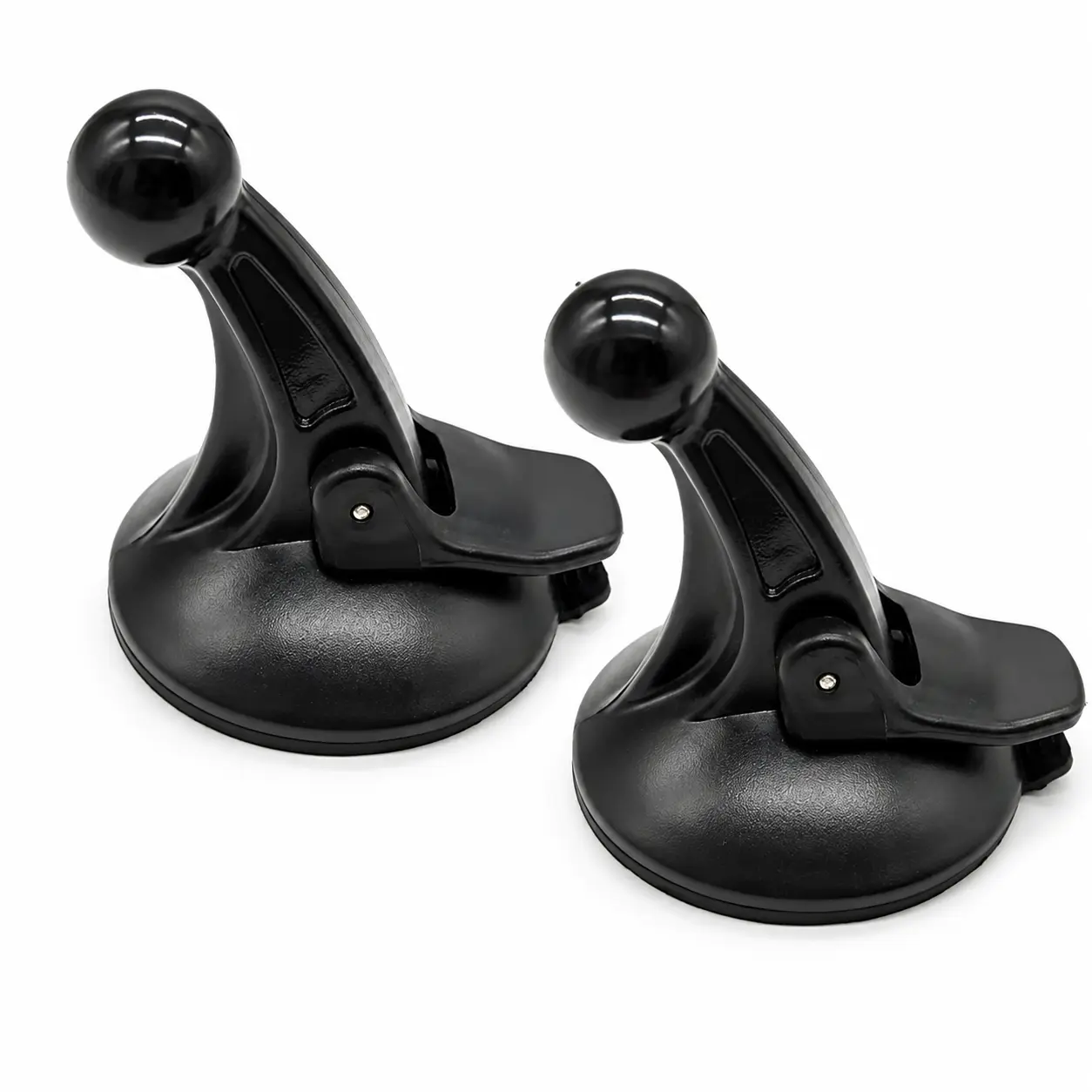2 Pack GPS Windshield Suction Cup Mount with Swivel Ball Socket Replacement Holder for Car Navigation Daily Driving and Road Trips