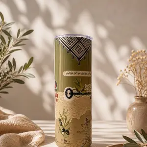 Phalastinian Cup - Unique Drinkware with Cultural Design, Ideal for Bottles & Beverages, Perfect for Gift