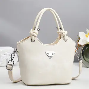 Trendy Bucket Bag for Women, Soft Suede Top Handle Tote with Adjustable Crossbody Strap, Versatile Purse for Daily Use, Commuting & Gifting
