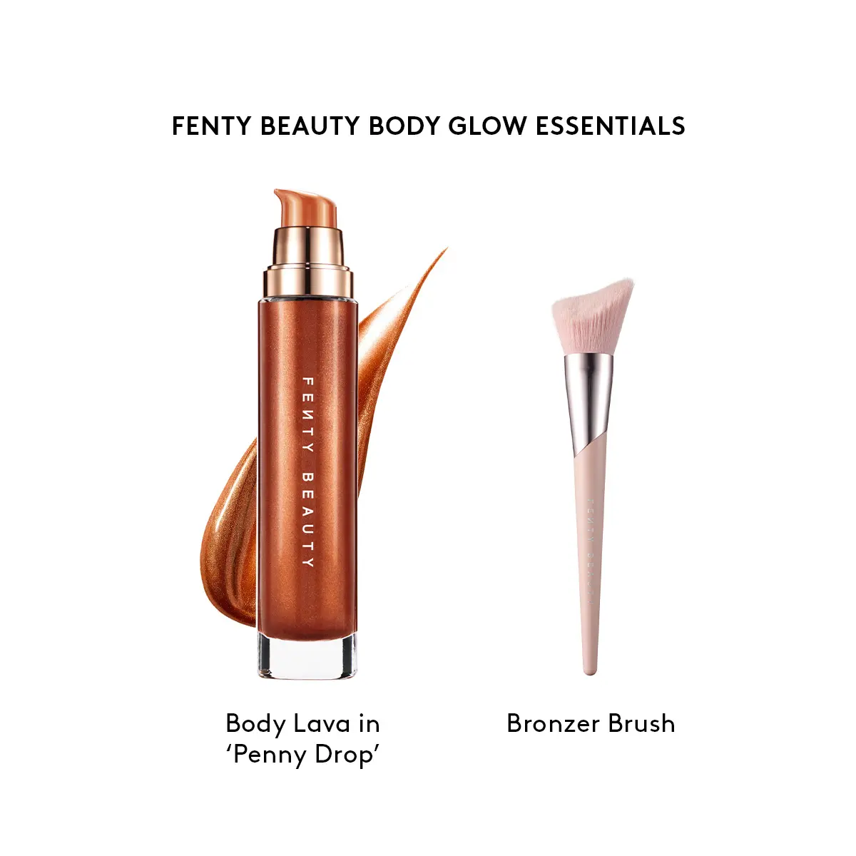 Body Lava Penny Drop + Bronzer Brush