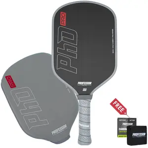 PhD PRO 16MM Raw Carbon Thermoformed Paddle + Free Cover PhD PRO 16MM Raw Carbon Thermoformed Paddle + Free Cover