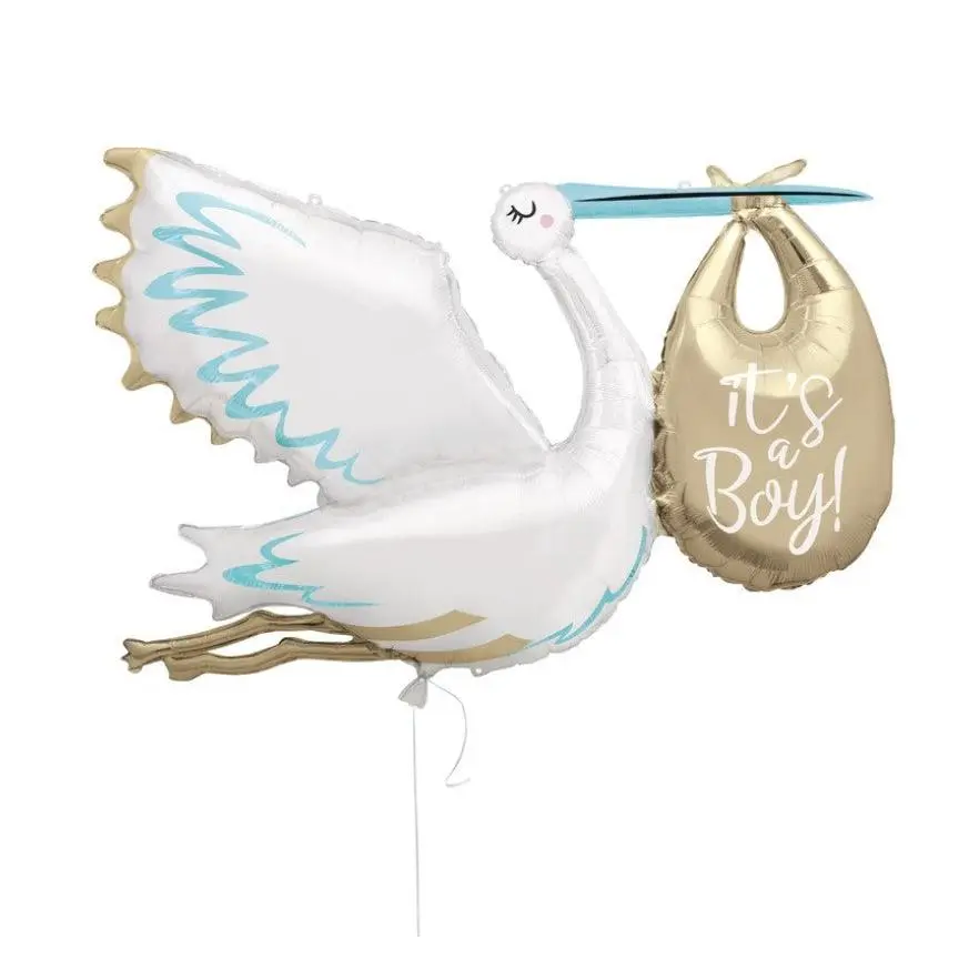 IT'S A BOY STORK BALLOON IT'S A BOY STORK BALLOON