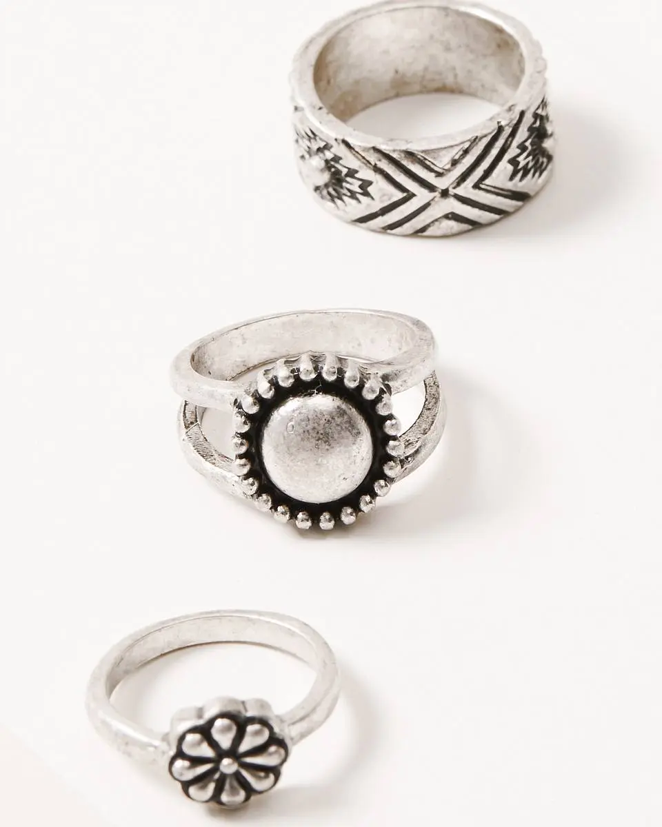 Women's Shiloh Ridge Ridge Ring Set - 3 Piece