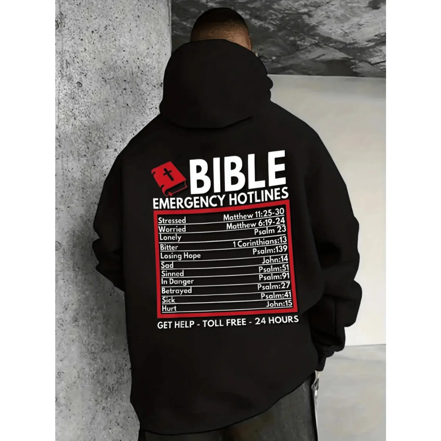 Mens Casual Hoodie Featuring Christian Jesus Bible Easter Thanksgiving Theme Plus Size Long Sleeve Pullover Machine Washable Comfortable Fashion Top