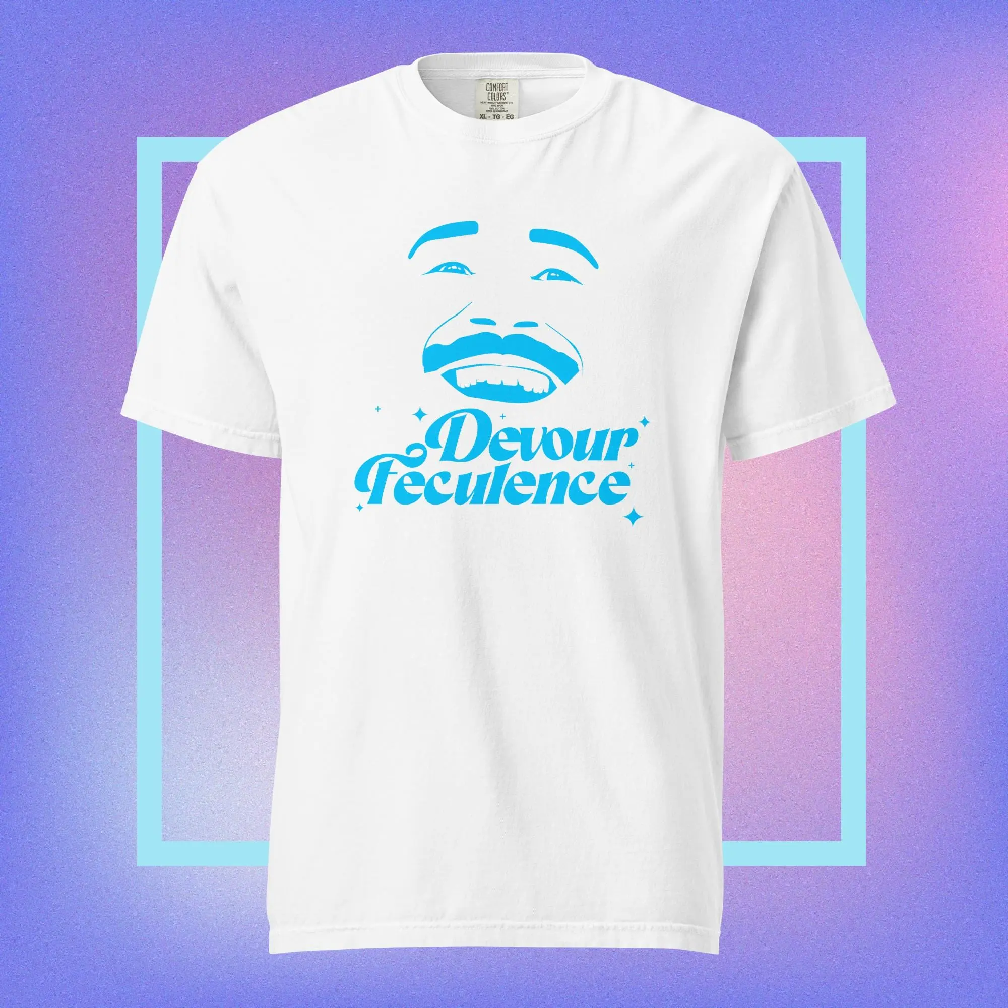 Severance - Devour Feculence - Mr. Milchick - Unisex garment-dyed heavyweight t-shirt