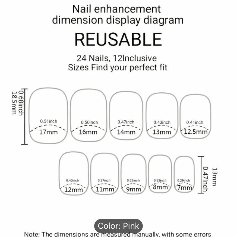 24pcs Glossy Short Square Fake Nails, White French Tip Press On Nails, Sweet Pink False Nails For Women Girls Daily Wear Nail Art Nail Care Nail Polish Polish Cutics Manicure Cosmetic Salon