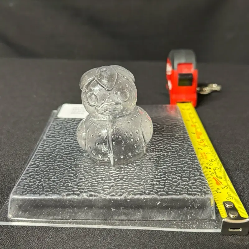 Flexible Mini Molde de Plastico - Cute Strawberry Duck Design