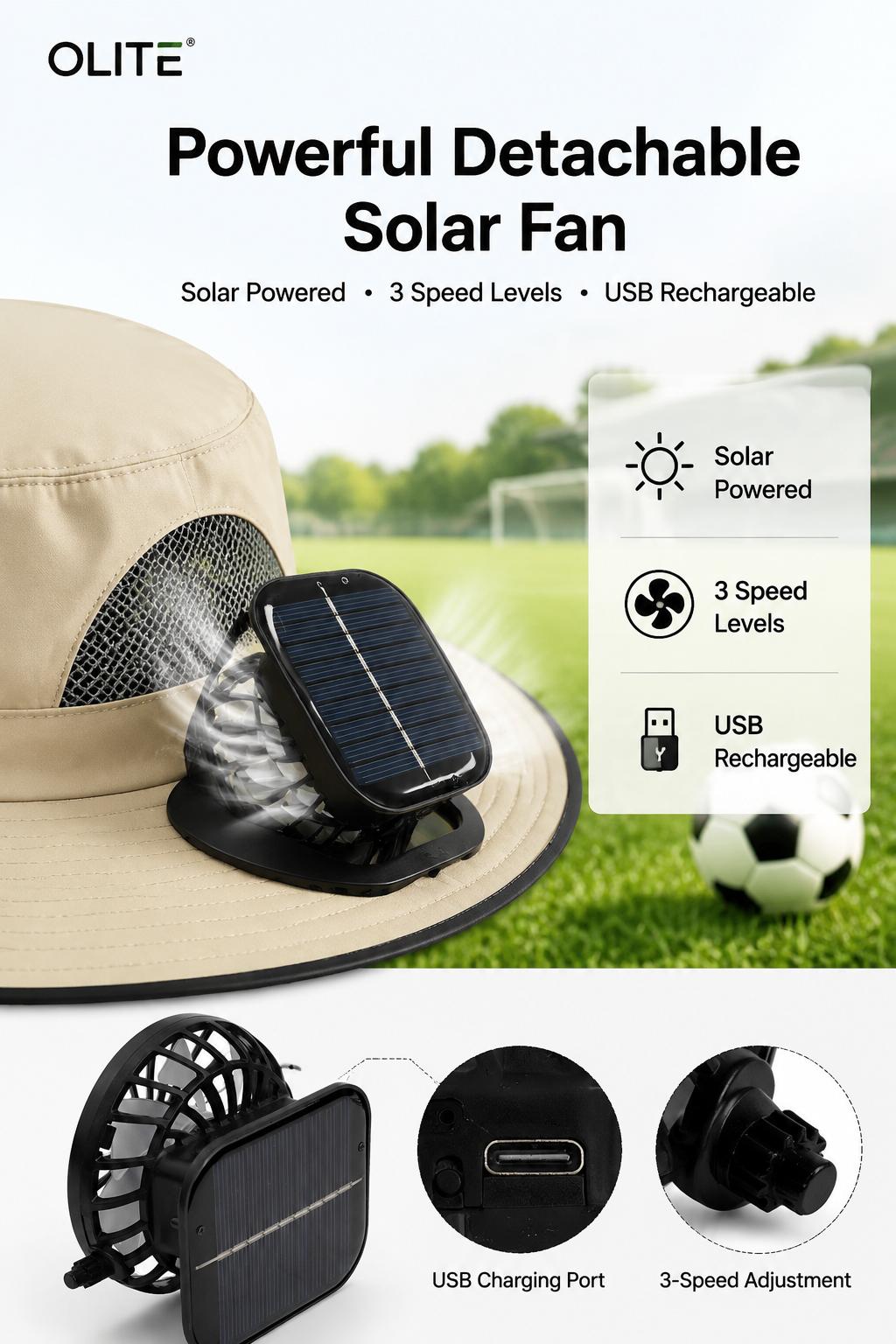 New Solar-Powered Outdoor Cooling Fan Hat — Sun Protection Hat with Solar Fan | Dual-Power Rechargeable Fan | Outdoor Water-Resistant Fan | Ideal for Sporting Events | Unisex Design | TikTokShopSpringGlowUp Sun Bucket Hat Lightweight Golf Hat New Solar-Powered Outdoor Cooling Fan Hat — Sun Protection Hat with Solar Fan | Dual-Power Rechargeable Fan | Outdoor Water-Resistant Fan | Ideal for Sporting Events | Unisex Design | TikTokShopSpringGlowUp Sun Bucket Hat Lightweight Golf Hat