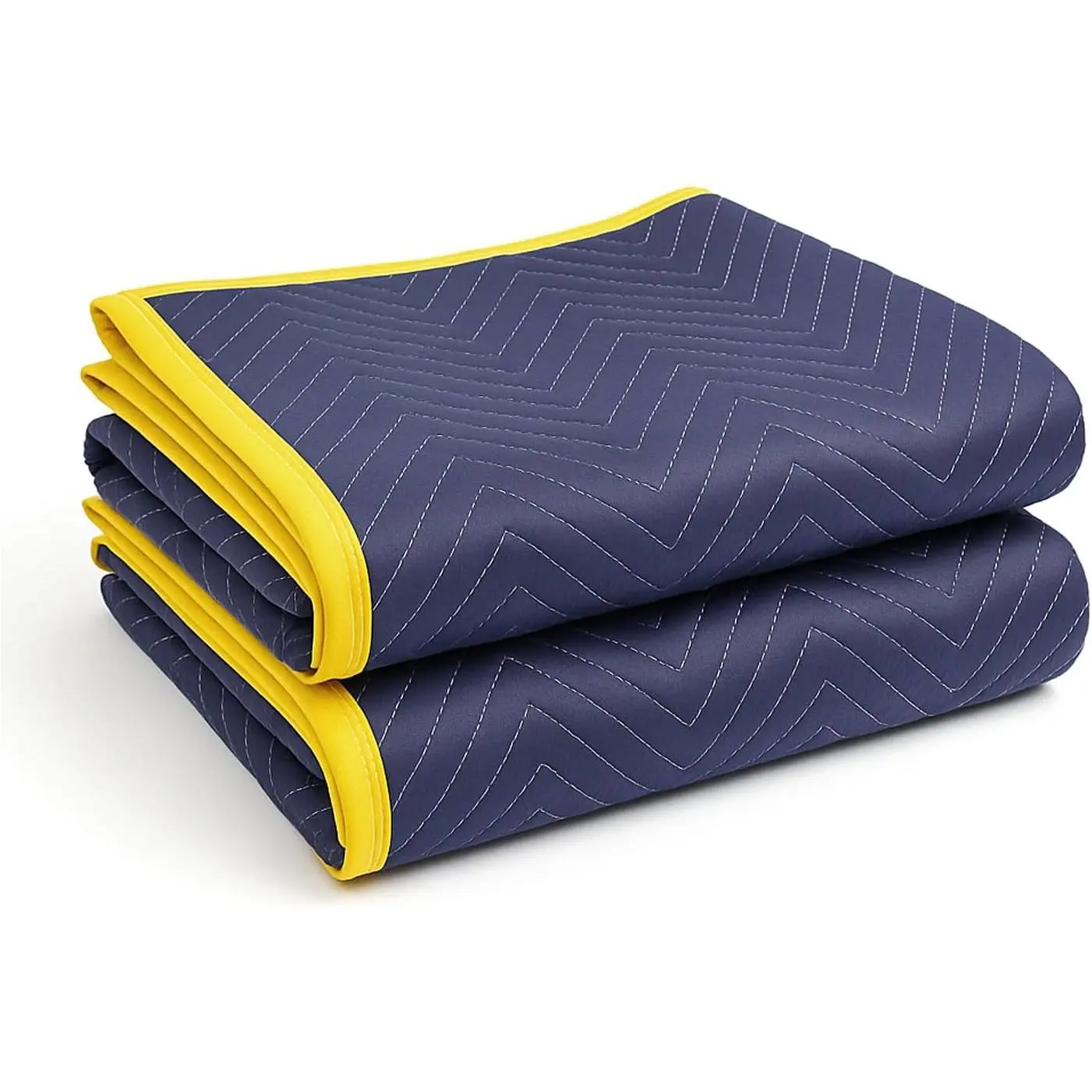 Moving Blankets 72" x 40" Quilted Heavy Duty Furniture Pads Packing Blankets 2 Pack