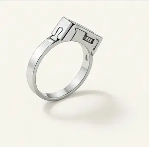 Adjustable Open Ring, Minimalist Fashion Accessory, Unisex Alloy Finger Ring, Comfortable Fit, Modern Simple Style, Gift for Birthday Holiday Daily Wear