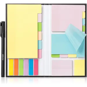 - Sticky Note Set, 380 Pack, Pastel Colors, Transparent Sticky Notes Tabs, Divider, Christmas