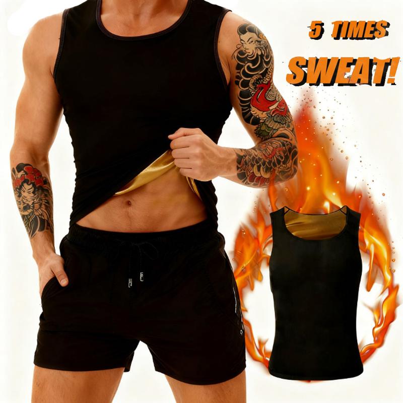 Sauna Vest for Men Waist Trainer, Sleeveless Mens Sweat Sauna Suit Shirt Compression Tank Top Sauna Vest for Men Waist Trainer, Sleeveless Mens Sweat Sauna Suit Shirt Compression Tank Top