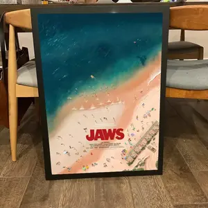 Jaws Movie Poster, Home Decor, Wall Décor, Home Décor