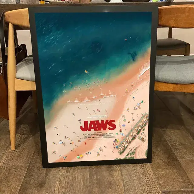 Jaws Movie Poster, Home Decor, Wall Décor, Home Décor