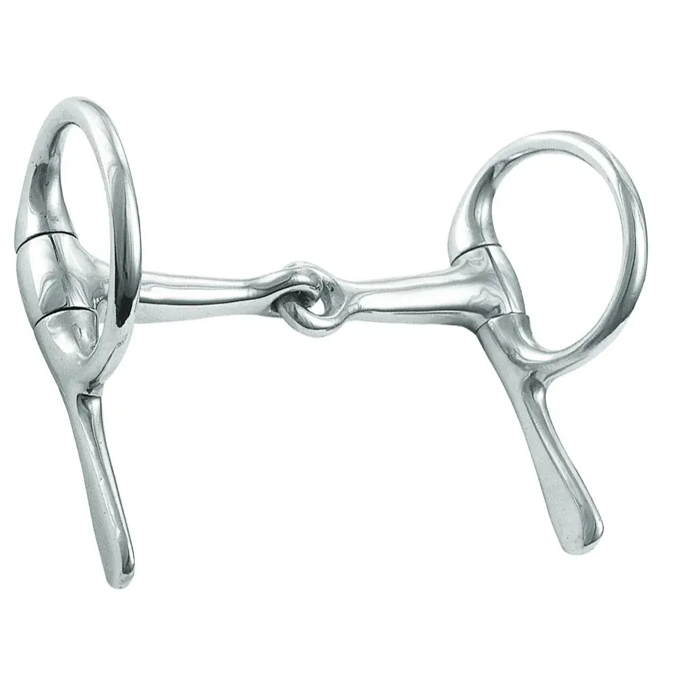 Weaver Leather Buggy Driving Bit - 5" Mouth, Nickel Plated Malleable Iron, 1 3/4" Rings