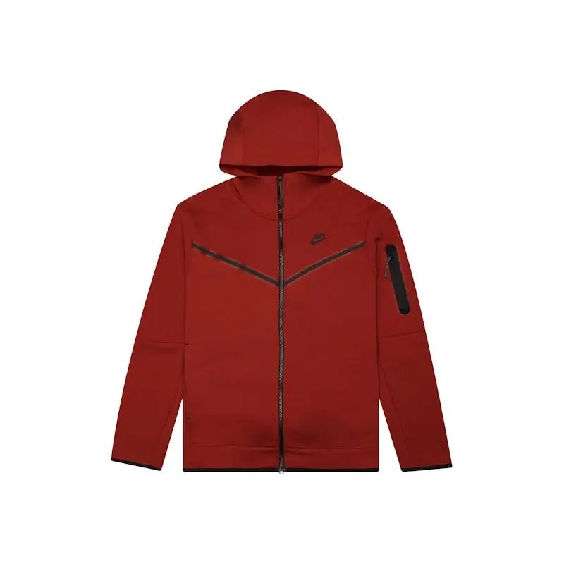 Nike Sportswear Tech Fleece Hoodie Gym Red/Black (men) by StockX