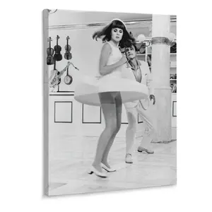 Vintage Black And White Posters Dance Girls Spinning Dance Posters Dance Studio Posters Decor Print