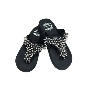 Montana West Bling Bead Sandal