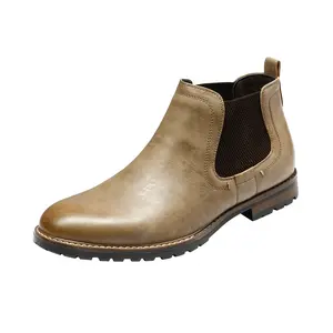 Bruno Marc Men's Timeless Chelsea Ankle Boots
