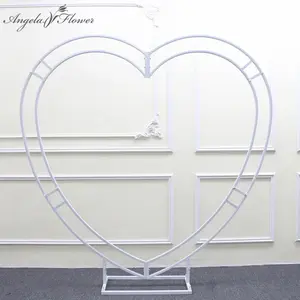 S-A6625 Wedding Backdrop Decor Heart-Shaped Flower Stand