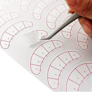 Eye Mapping Stickers, Lash Map Under Eye Stickers Eyelashes Stickers for Lash Beginner Training and Practice